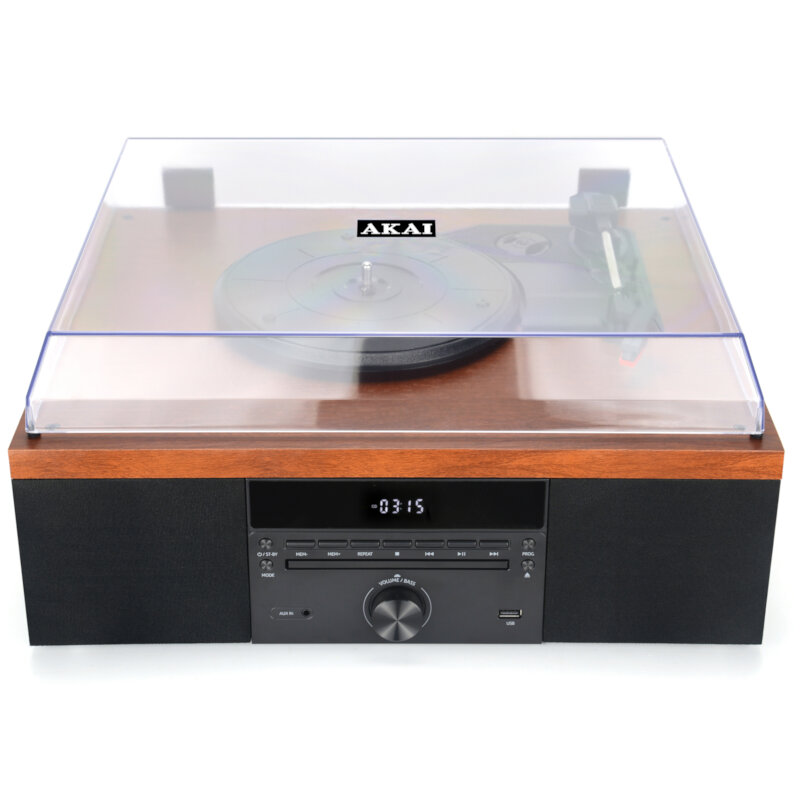 Akai ATT-14BT Ηχοσύστημα με Πικάπ, Bluetooth, CD player, USB, FM, Aux-In, RCA Οut και Ενσωματωμένα Ηχεία 10W Akai ATT-14BT Ηχοσύστημα με Πικάπ, Bluetooth, CD player, USB, FM, Aux-In, RCA Οut και Ενσωματωμένα Ηχεία 10W